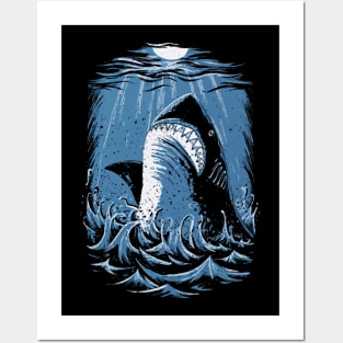 Ruler of the Depths, Shark Posters and Art